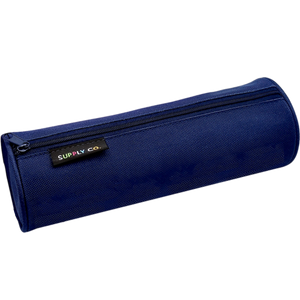 SUPPLY CO NAVY RECYCLED TUBE PENCIL CASE 21X8CM