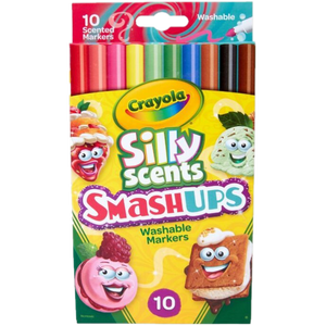 CRAYOLA SILLY SCENTS SMASHUPS WASHABLE MARKERS 10 PACK