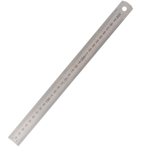 CELCO STAINLESS STEEL METRIC RULER 30CM