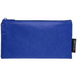 SUPPLY CO FLAT BLUE PENCIL CASE 21X11CM