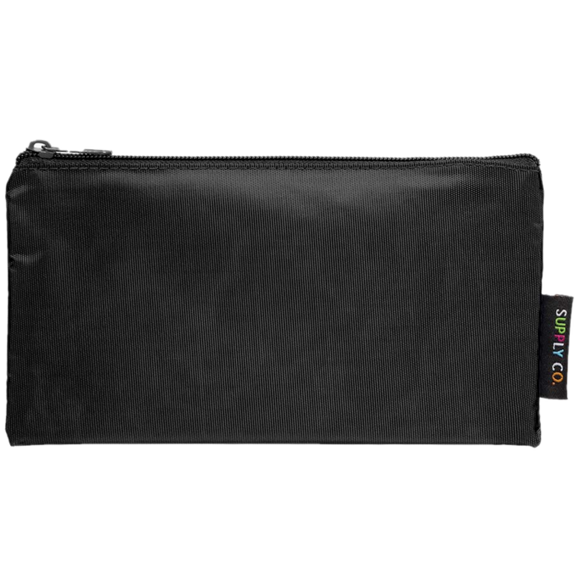 OKIN FLAT BLACK PENCIL CASE 21X11CM