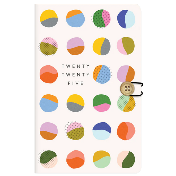 2025 DIARY MONTLHY PLANNER TRIO PAINTER'S PALETTE - 17 MONTHS