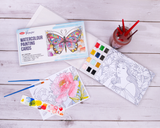 VOYAGER WATERCOLOR PAINTING CARDS SET 280X148MM