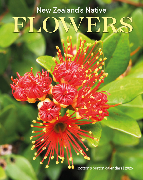 2025 CALENDAR NEW ZEALAND'S NATIVE FLOWERS