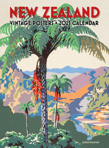 2025 CALENDAR NEW ZEALAND VINTAGE POSTERS