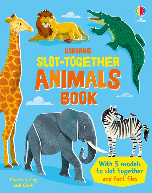 USBORNE SLOT-TOGETHER ANIMALS BOOK