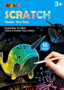 AVENIR SMALL SCRATCH BOOK UNDER THE SEA