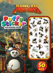 KUNG FU PANDA PUFFY STICKER COLOURING BOOK