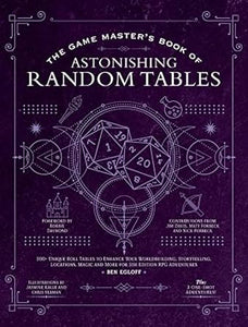 THE GAME MASTER'S BOOK OF ASTONISHING RANDOM TABLES