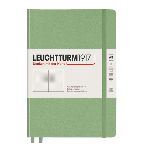 LEUCHTTURM 1917 SAGE MEDIUM DOTTED JOURNAL