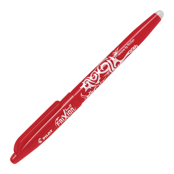 PILOT FRIXION BALL 0.7MM ERASABLE PEN RED