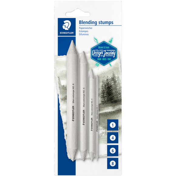 STAEDTLER BLENDING STUMPS SET OF 4