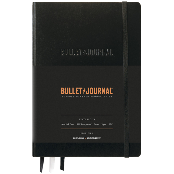 LEUCHTTURM 1917 BULLET JOURNAL 2ND EDITION BLACK