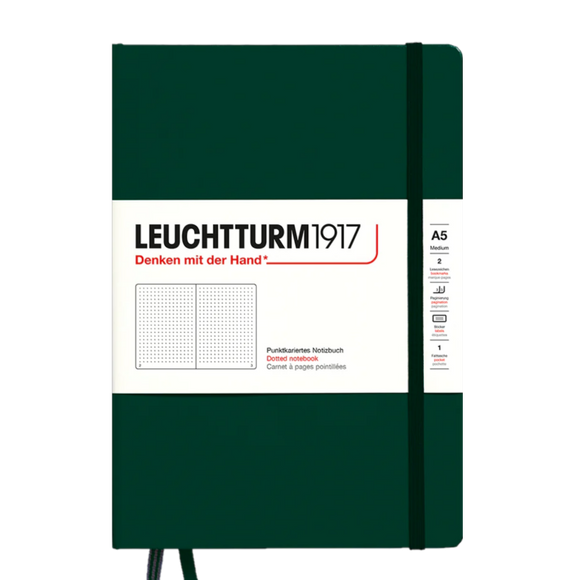 LEUCHTTURM 1917 FOREST GREEN MEDIUM DOTTED JOURNAL