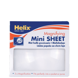 HELIX MINI MAGNIFYING SHEET 55MM X 85MM