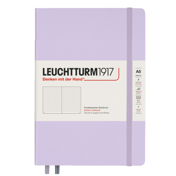 LEUCHTTURM 1917 LILAC MEDIUM DOTTED JOURNAL