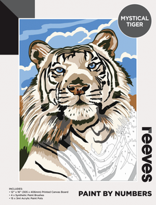 REEVES PAINT-BY-NUMBERS 12"X16" MYSTICAL TIGER