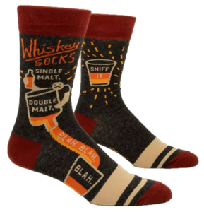 WHISKEY MENS CREW SOCKS