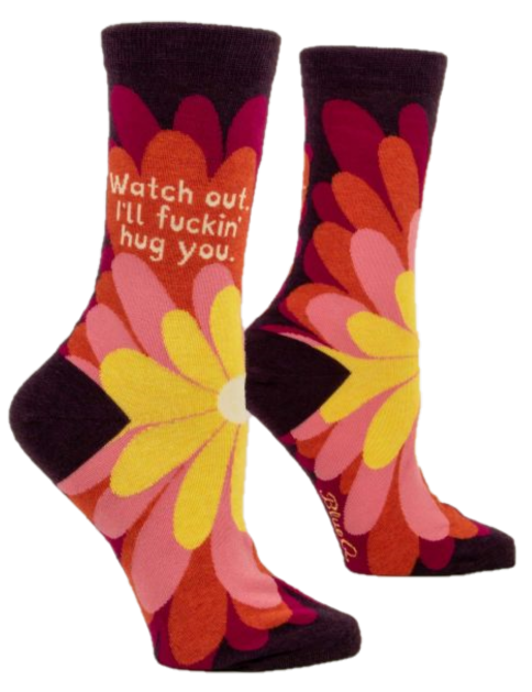 ILL F*CKIN HUG YOU WOMENS CREW SOCKS