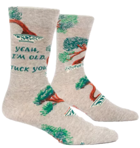 YEAH IM OLD MENS CREW SOCKS