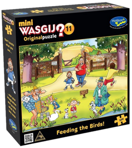 MINI WASGIJ ORIGINAL#11 100PC PUZZLE FEEDING THE BIRDS