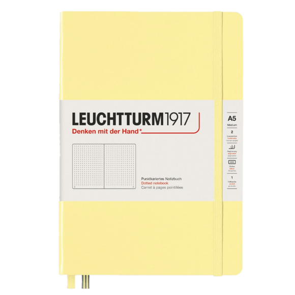 LEUCHTTURM 1917 VANILLA MEDIUM DOTTED JOURNAL