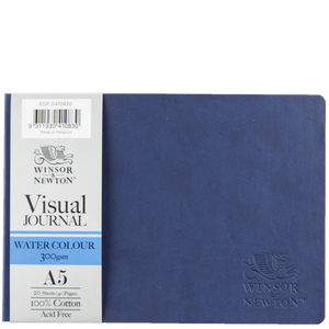 WINSOR & NEWTON 300GSM A5 LANDSCAPE SOFTCOVER WATERCOLOUR VISUAL DIARY