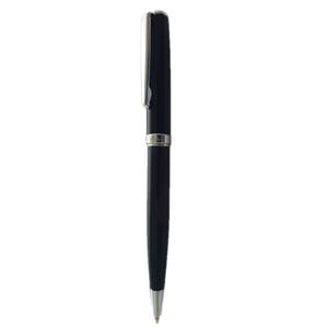 PIERRE CARDIN CALAIS BALLPOINT SHINY BLACK WITH CHROME TRIM