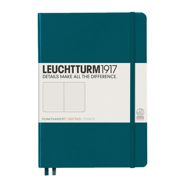 LEUCHTTURM 1917 PACIFIC GREEN MEDIUM DOTTED JOURNAL