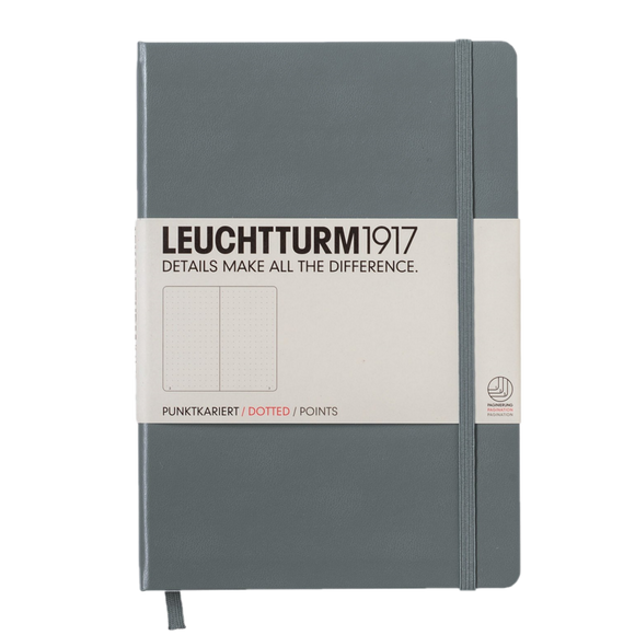 LEUCHTTURM 1917 ANTHRACITE MEDIUM DOTTED JOURNAL