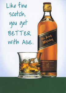 BIRTHDAY CARD LIKE FINE SCOTCH