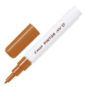 PILOT PINTOR PAINT MARKER EXTRA FINE BROWN