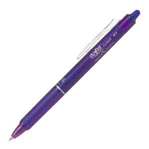 PILOT FRIXION CLICKER 0.7MM ERASABLE PEN VIOLET