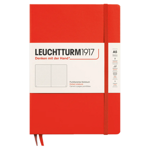 LEUCHTTURM 1917 LOBSTER RED MEDIUM DOTTED JOURNAL