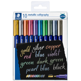 STAEDTLER METALLIC CALLIGRAPHY MARKERS SET OF 10