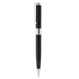 PIERRE CARDIN NOBLESSE BALLPOINT  SHINY BLACK WITH CHROME TRIM