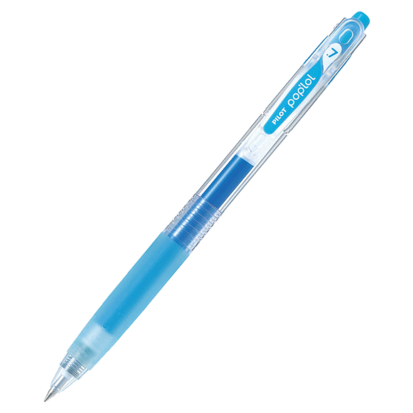 PILOT POP'LOL 0.7MM GEL ROLLERBALL PEN LIGHT BLUE