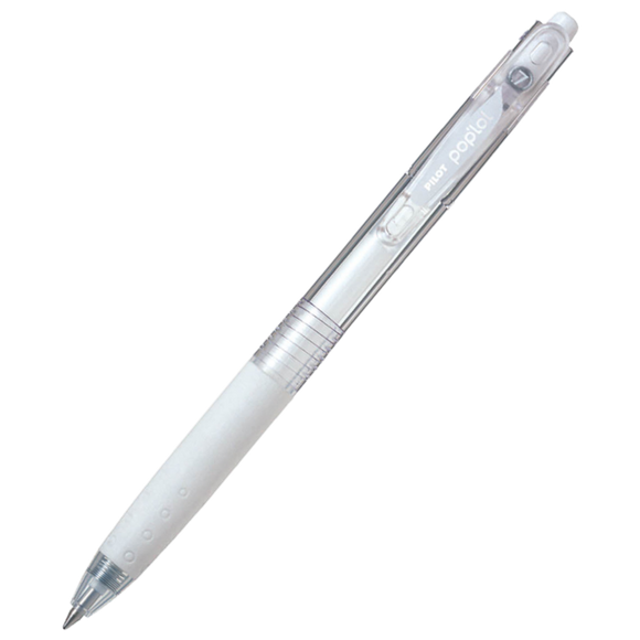 PILOT POP'LOL 0.7MM GEL ROLLERBALL PEN WHITE