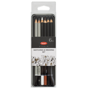 JASART STUDIO SKETCHING & DRAWING SET 6PCE